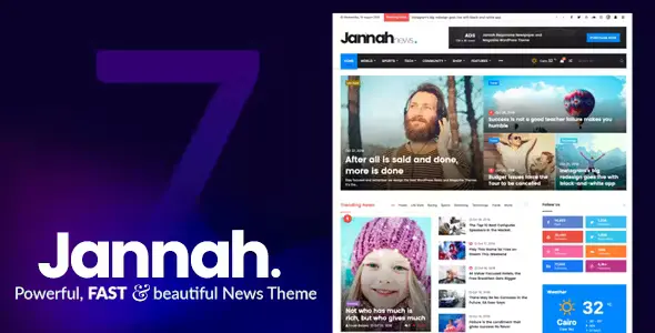 Jannah – Newspaper Magazine News BuddyPress WordPress Theme Jannah – Newspaper Magazine News BuddyPress WordPress Theme
