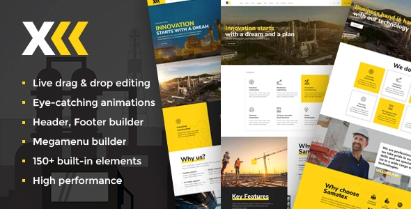 Samatex – Industrial WordPress Theme + Woocommerce Samatex – Industrial WordPress Theme + Woocommerce