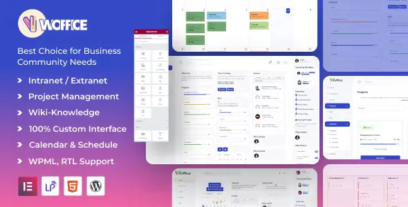 Woffice – Intranet, Extranet & Project Management WordPress Theme Woffice – Intranet, Extranet & Project Management WordPress Theme