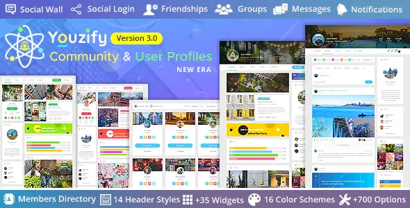 Youzify – BuddyPress Community & WordPress User Profile Plugin Youzify – BuddyPress Community & WordPress User Profile Plugin