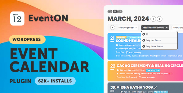 EventON – WordPress Virtual Event Calendar Plugin EventON – WordPress Virtual Event Calendar Plugin