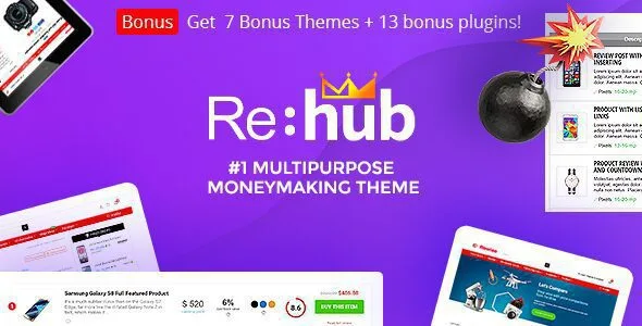 REHub – Multi Vendor Marketplace Wordpress Theme REHub – Multi Vendor Marketplace Wordpress Theme