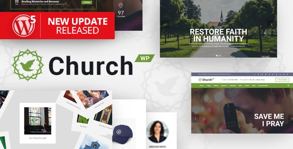 ChurchWP – A Contemporary WordPress Theme for Churches ChurchWP – A Contemporary WordPress Theme for Churches