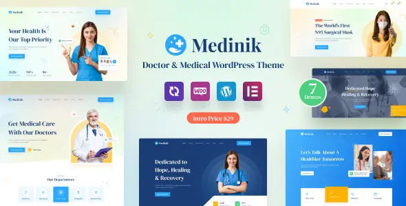 Medinik – Doctor & Medical WordPress Theme Medinik – Doctor & Medical WordPress Theme