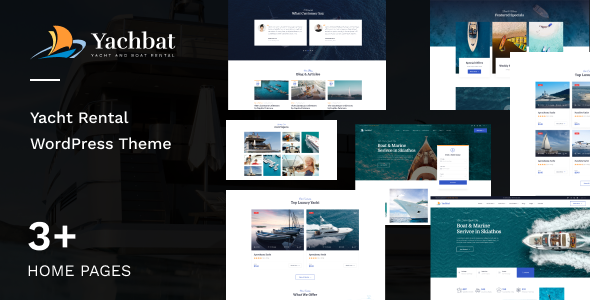 Yachbat – Yacht & Boat Rental WordPress Theme Yachbat – Yacht & Boat Rental WordPress Theme